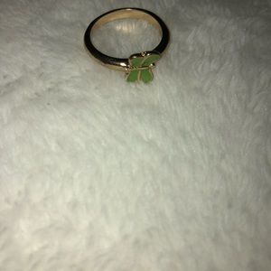 Golden Butterfly ring